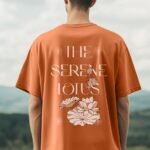 Serene Lotus Oversized T-Shirt for Everyday Comfort