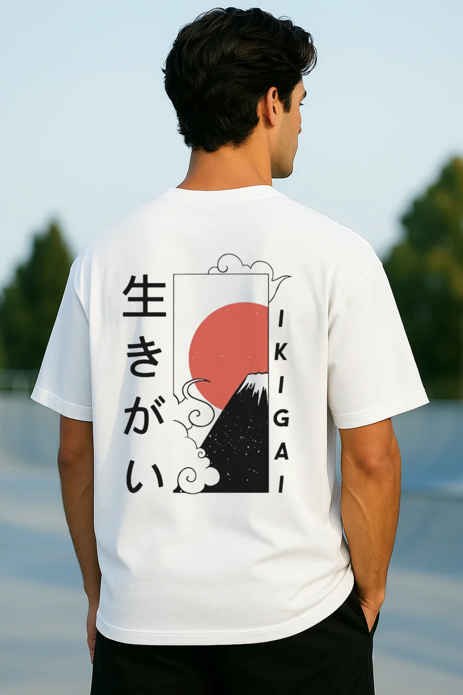 ikigai.webp Ikigai Oversized T-Shirt - Image 1