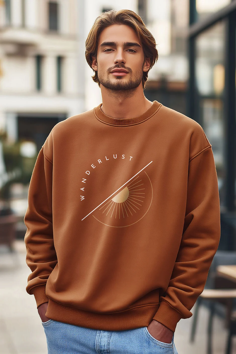 wanderlust.webp Wanderlust Oversized Sweatshirt - Image 1